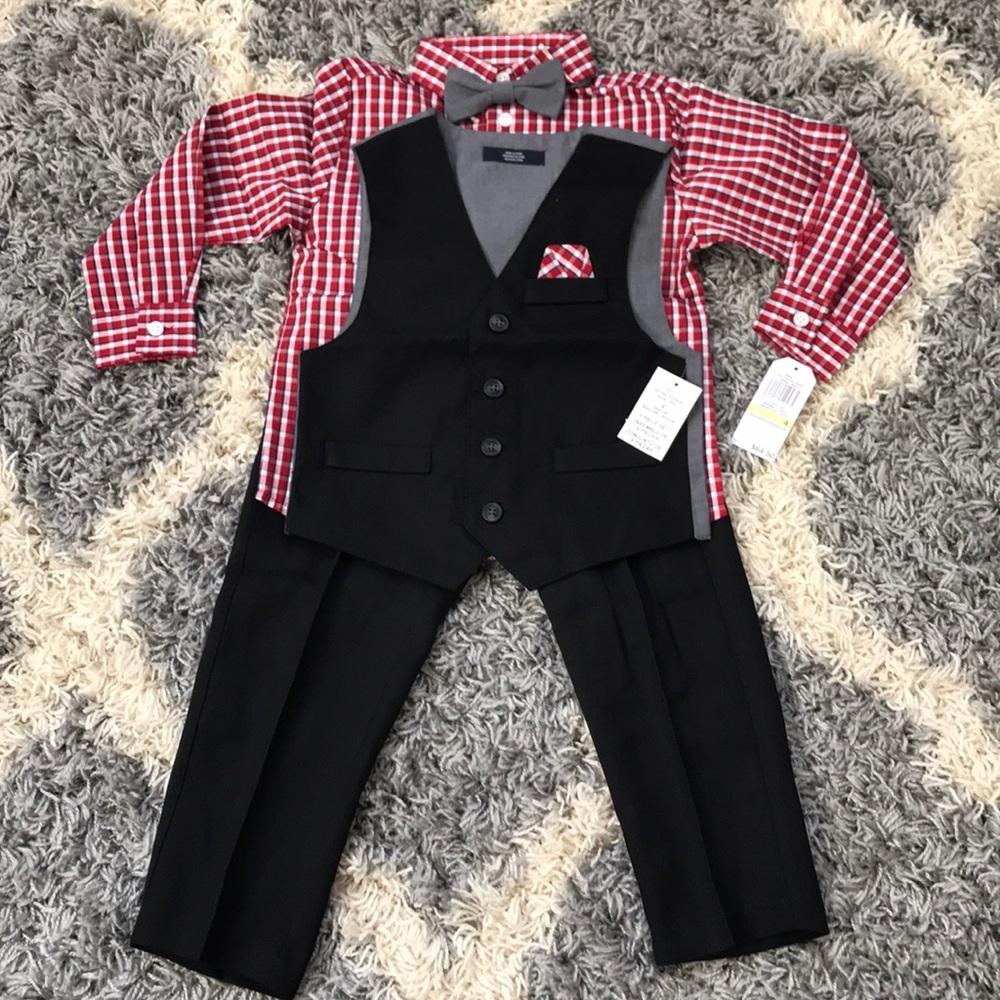 NWT Nautica Little Boys 4-piece suit set